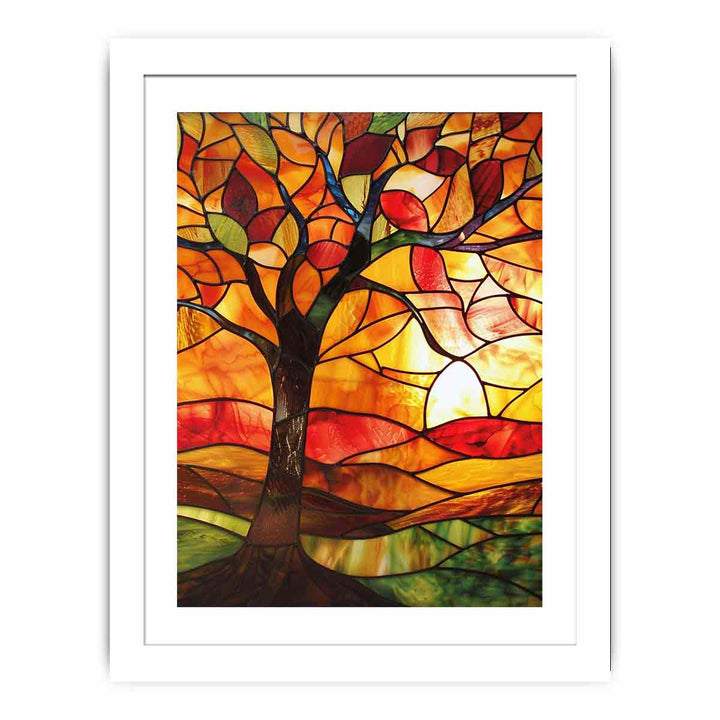 Tree framed Print