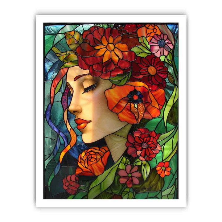 Woman framed Print