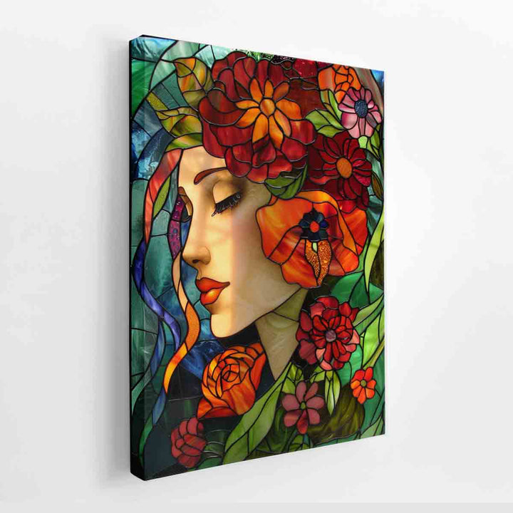 Woman canvas Print