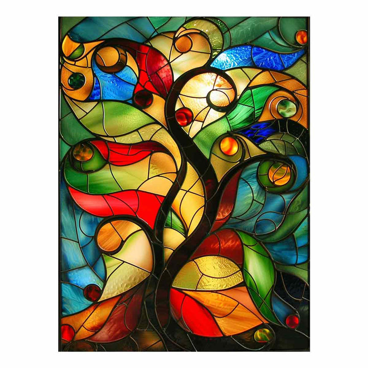 Tree Glass Art Art Print