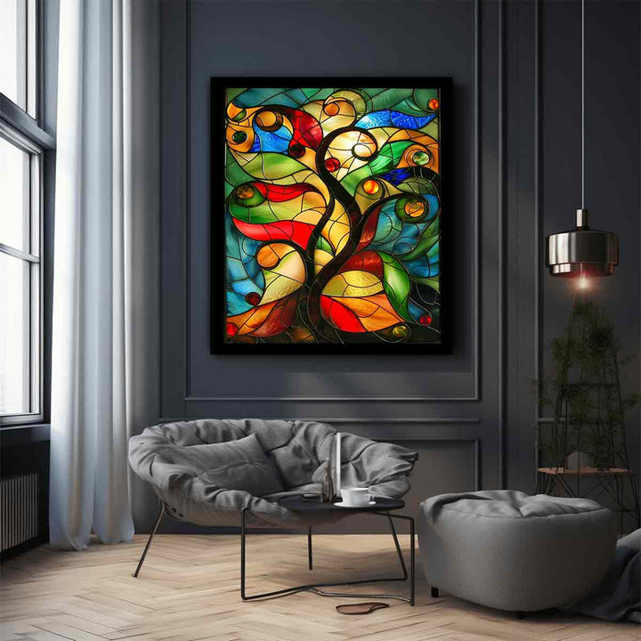 Tree Glass Art Art Print