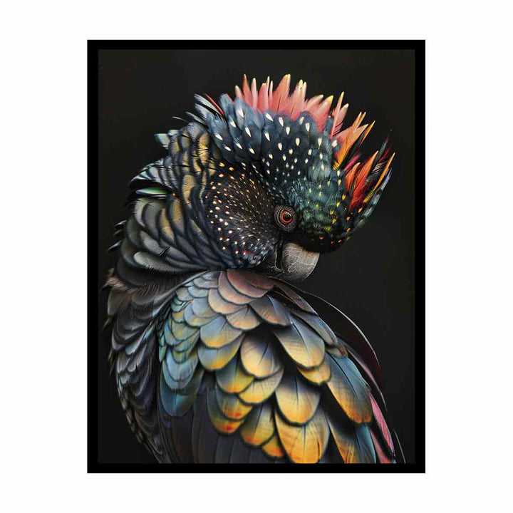 Cockatoo Rainbow canvas Print