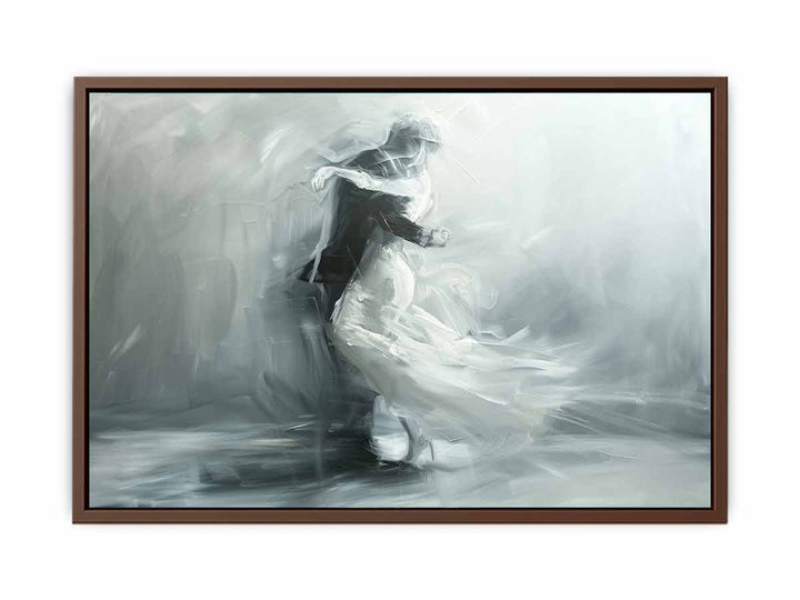 Abstract Couple Hug Painting