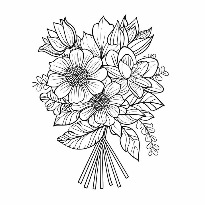 Color Me Floral Art Print