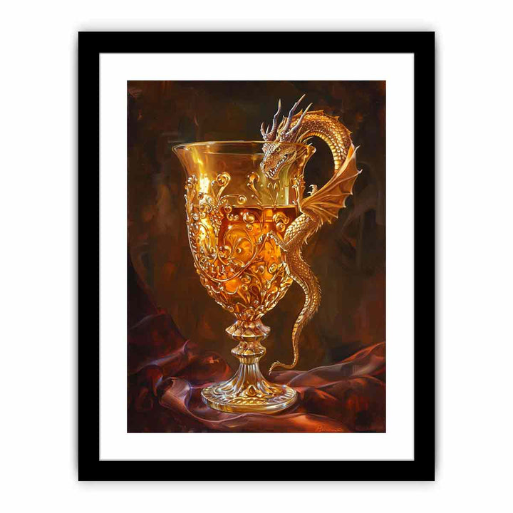 Dragon Glass framed Print