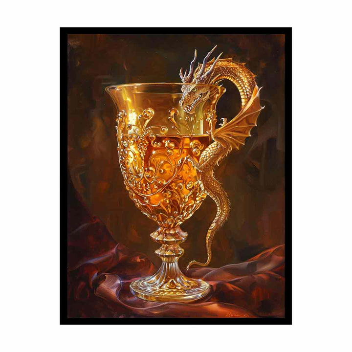 Dragon Glass canvas Print