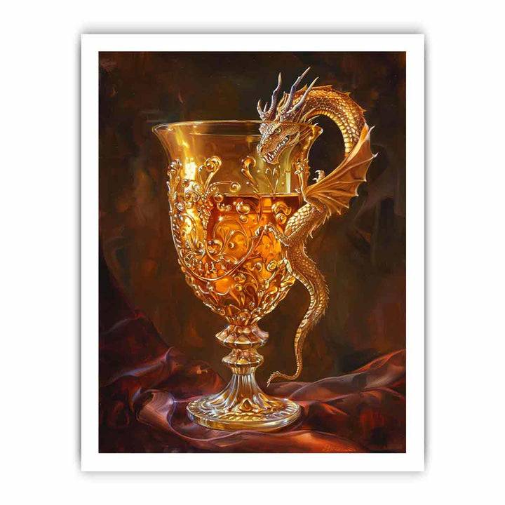 Dragon Glass framed Print