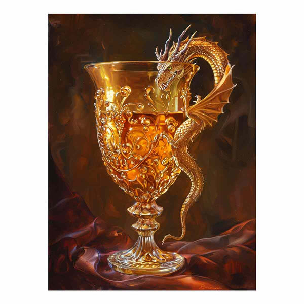 Dragon Glass Art Print