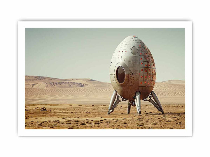 To Mars framed Print