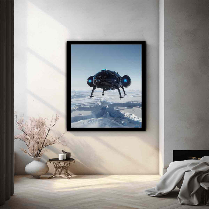 Space Ship Art Print