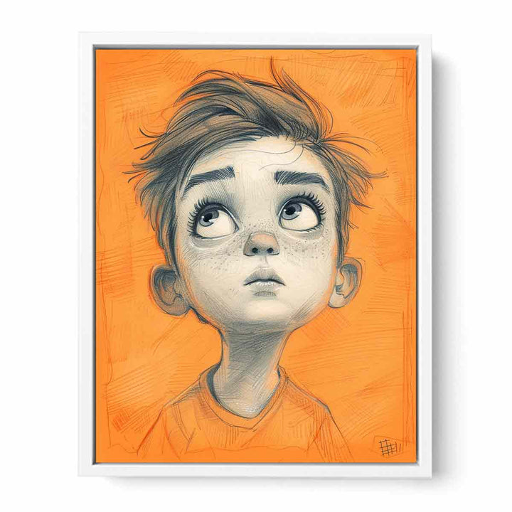 Baby Cartoon Art Painting