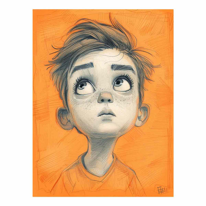 Baby Cartoon Art Art Print