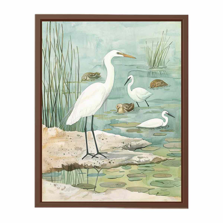 Heron Painting