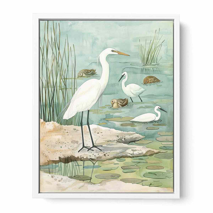 Heron Painting