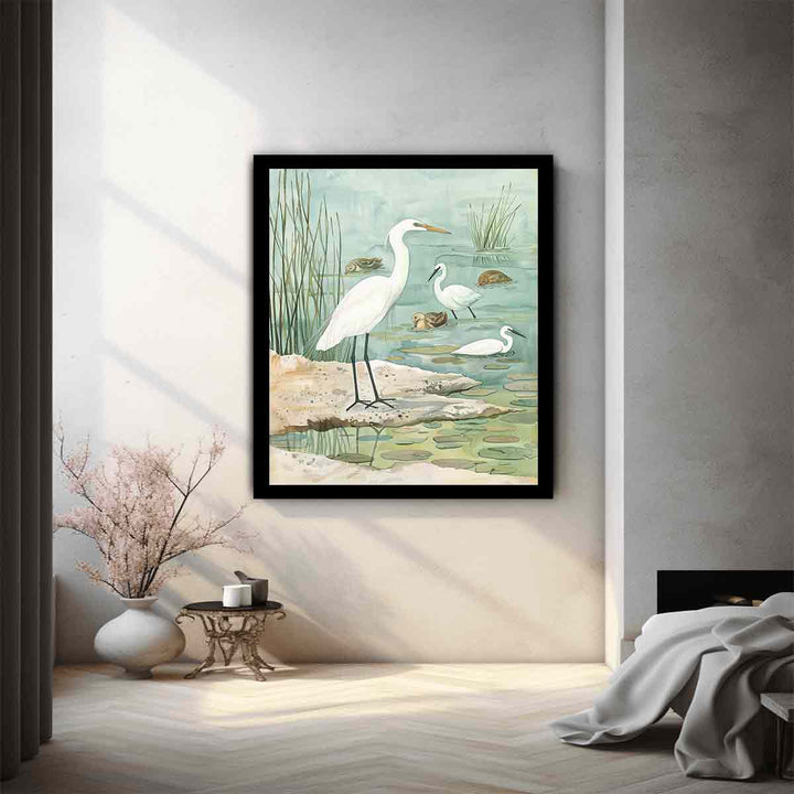 Heron Art Print