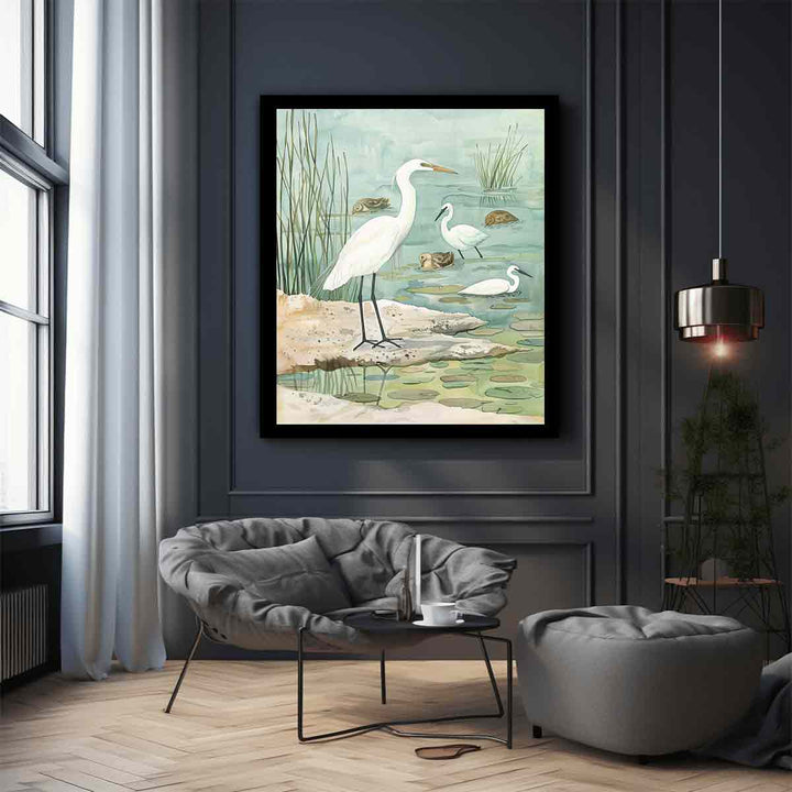 Heron Art Print