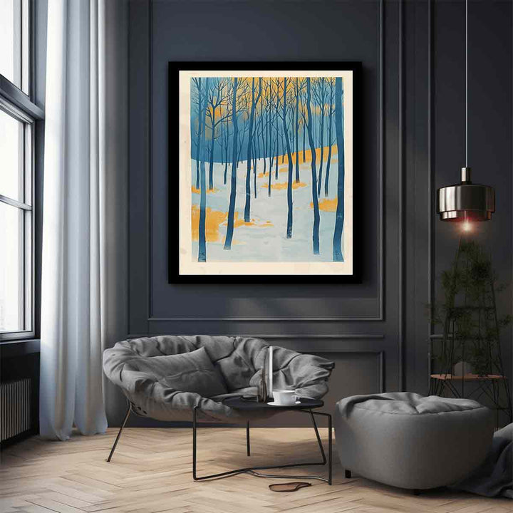 Tree In winter Art Print