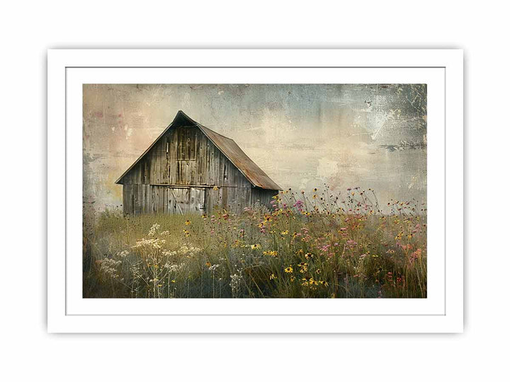 Rustic Barn Countryside framed Print