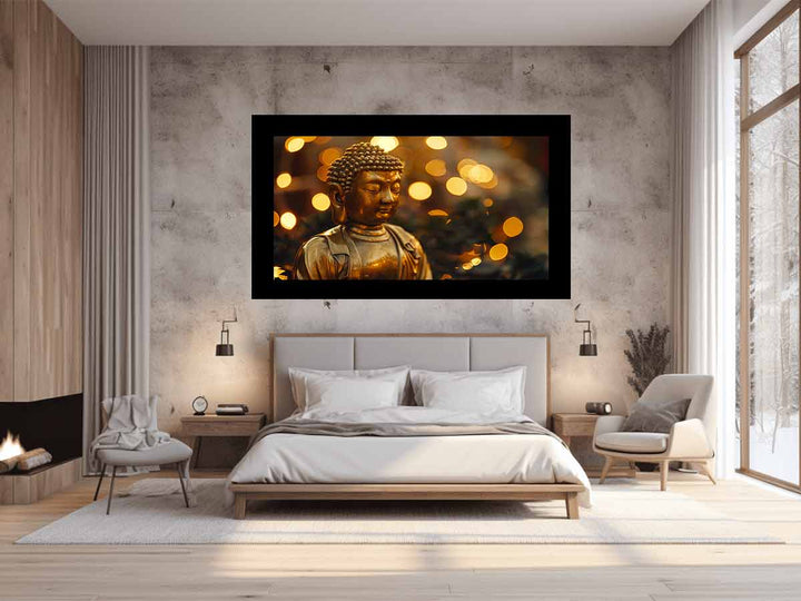 Buddha Gold Art Print