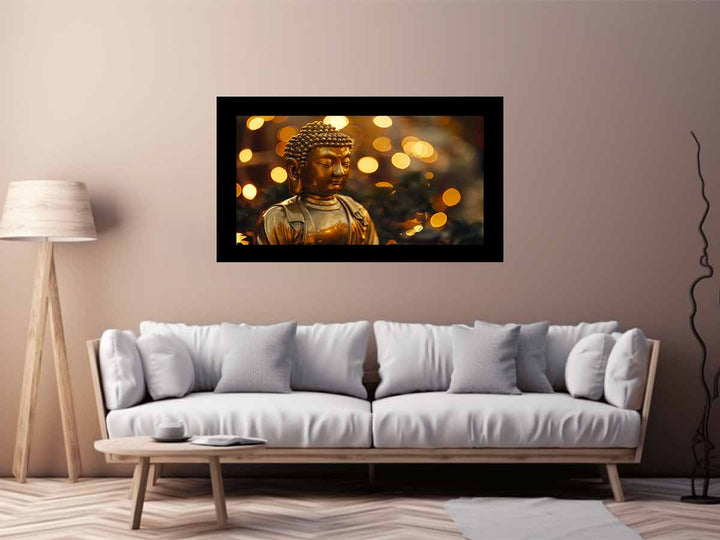 Buddha Gold Art Print