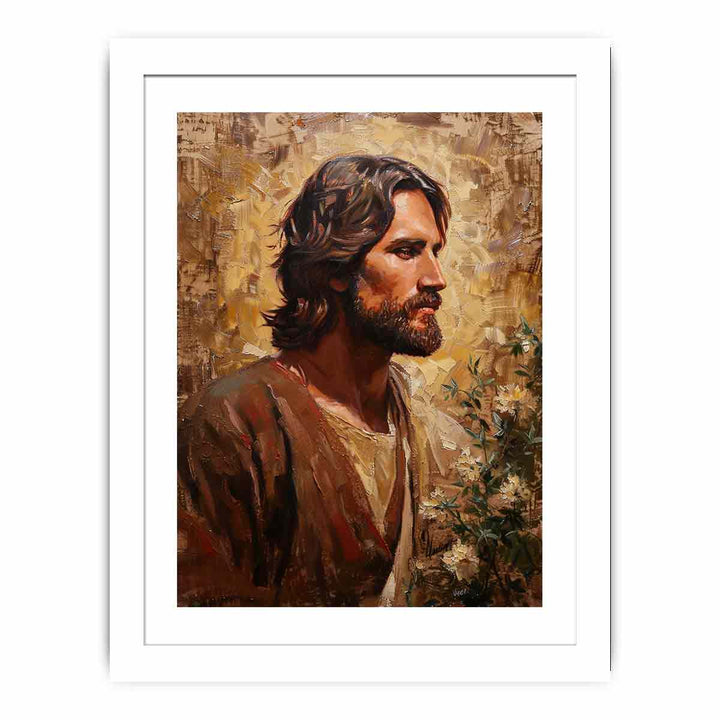 Jesus Portrait  framed Print