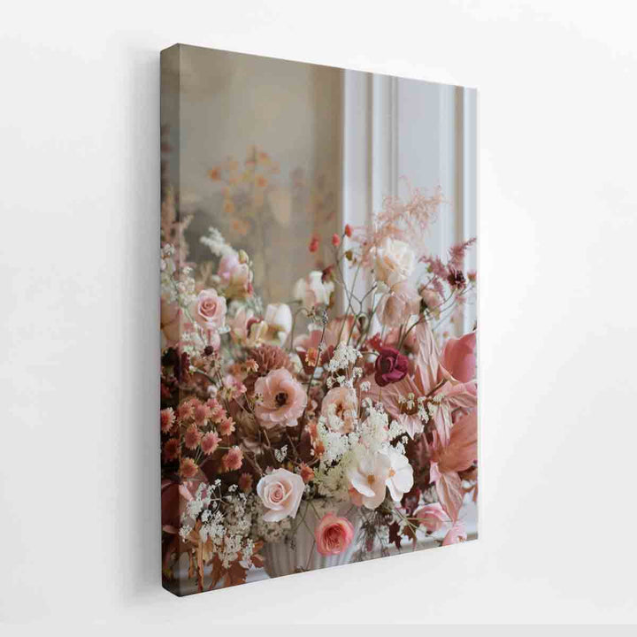 Pink Flowers canvas Print