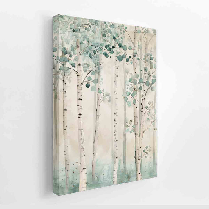 Beautoful Birch Trees  canvas Print