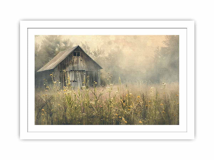 Old Barn framed Print