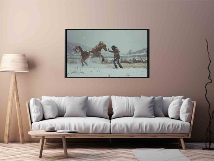 Horse Play Art Print