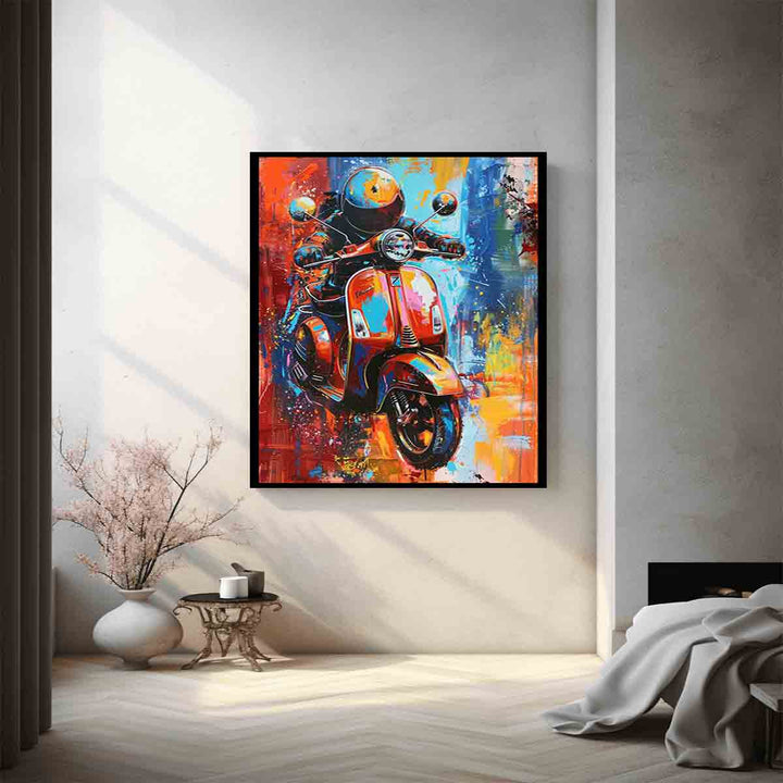 Scooter Art Art Print