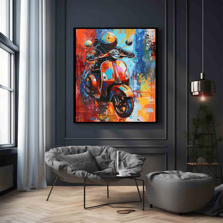 Scooter Art Art Print