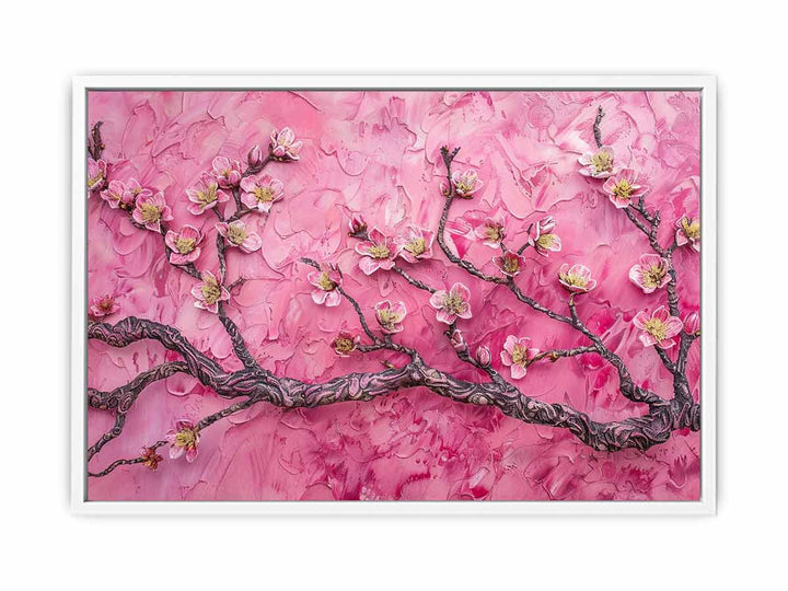 Almond Branches Pink Painting