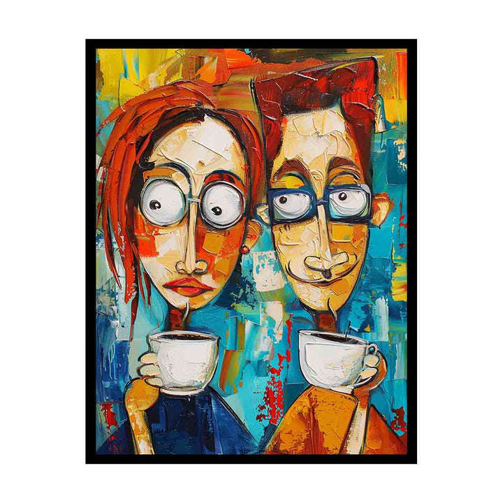 Coffee Talk canvas Print