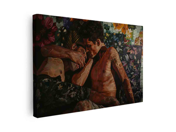 Guys Sleeping Painting canvas Print