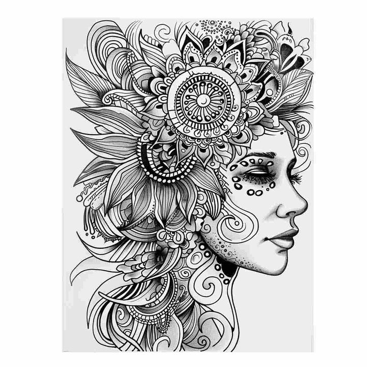 Color Me Woman Art Print