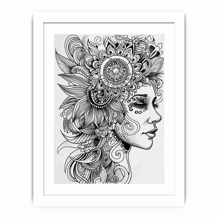 Color Me Woman framed Print