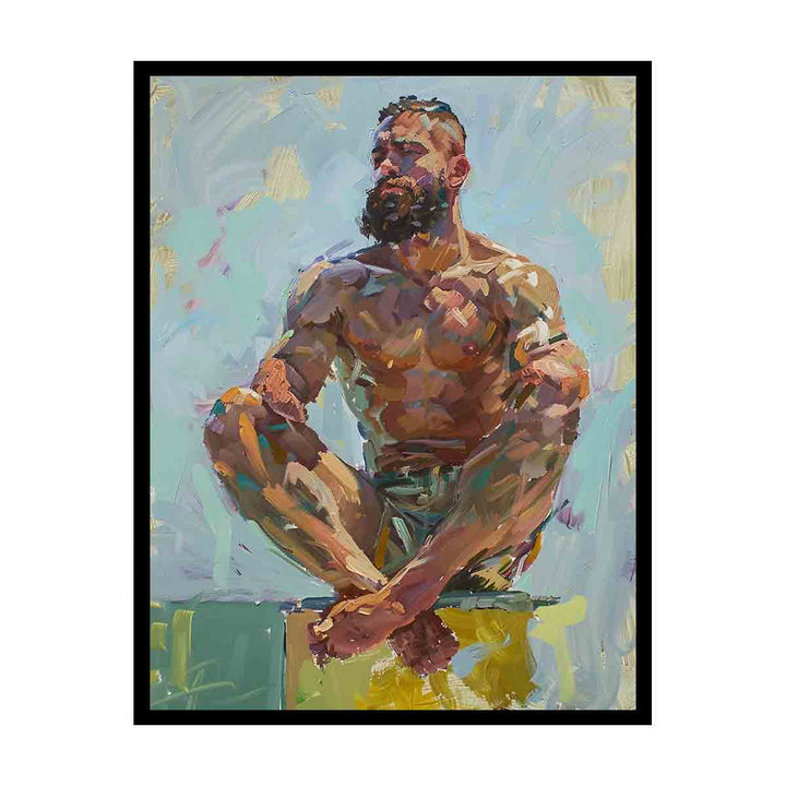 Morning Man canvas Print