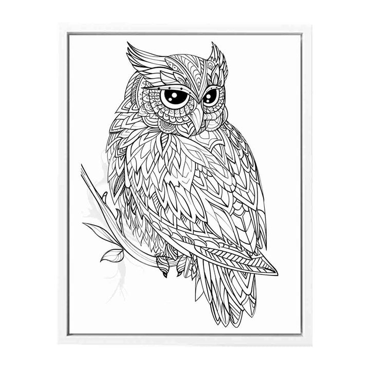 Colour Me  Owl Painting