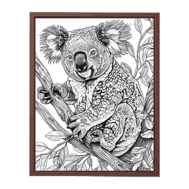 Color Me Koala Painting