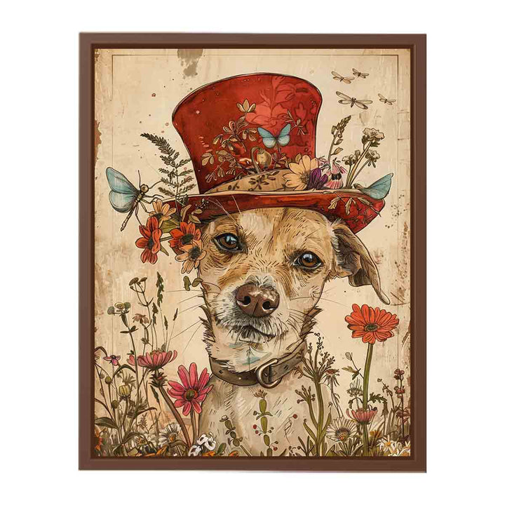 Whimsical Dog Painting