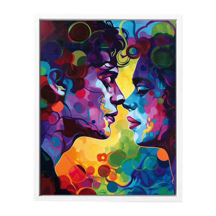 Rainbow Kiss Painting