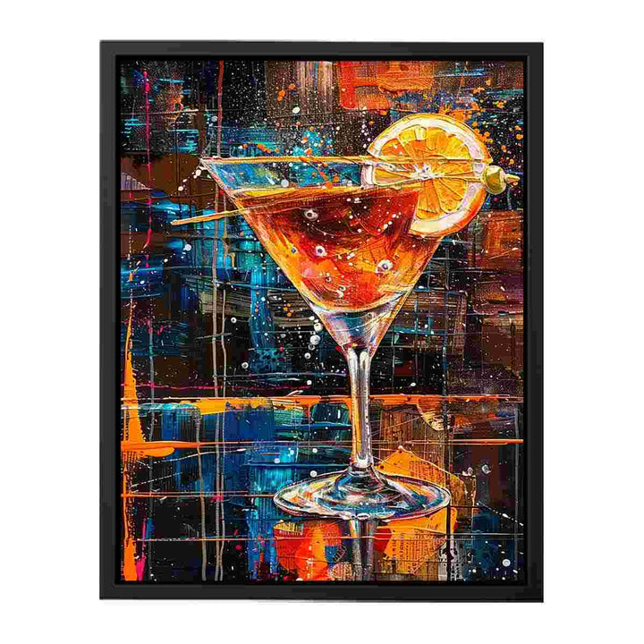 Cocktail Art-1 Print canvas Print