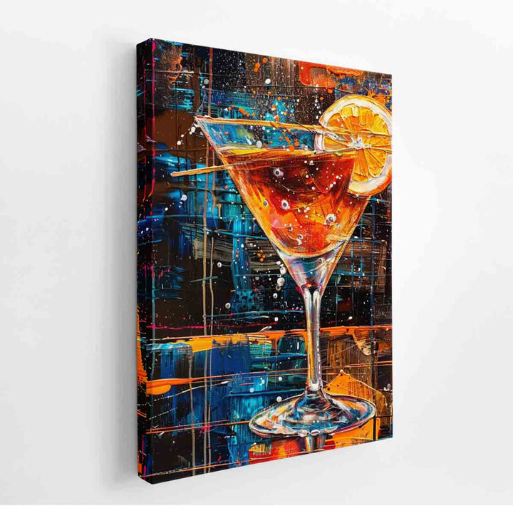 Cocktail Art-1 Print canvas Print