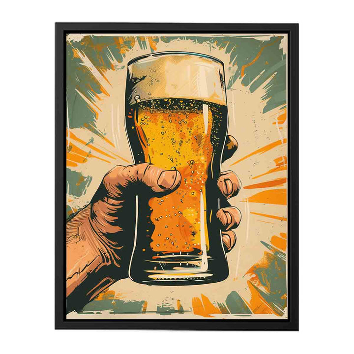 Beer Art Print canvas Print