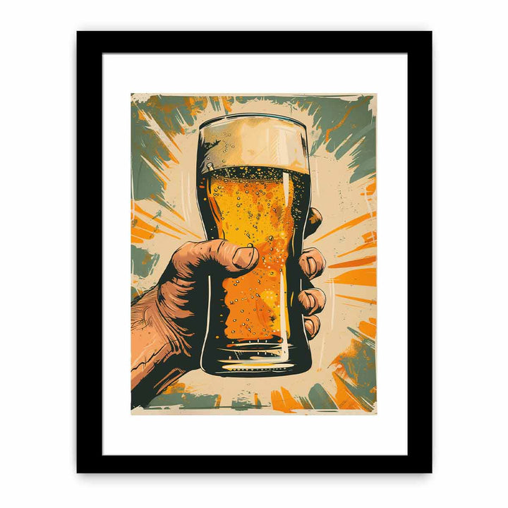 Beer Art Print framed Print