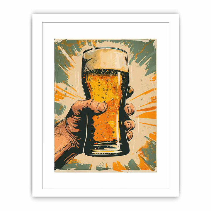 Beer Art Print framed Print