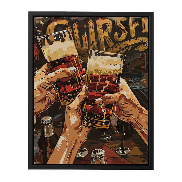 Cheers  canvas Print