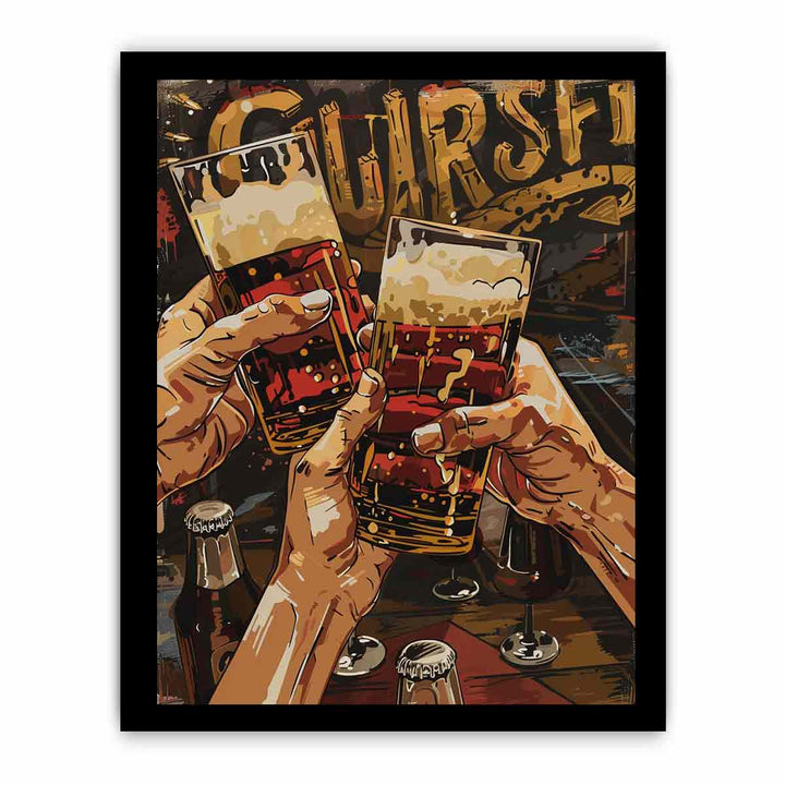 Cheers  framed Print