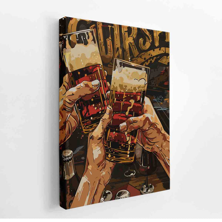 Cheers  canvas Print