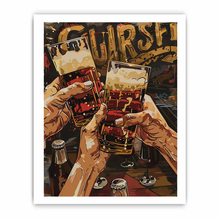 Cheers  framed Print